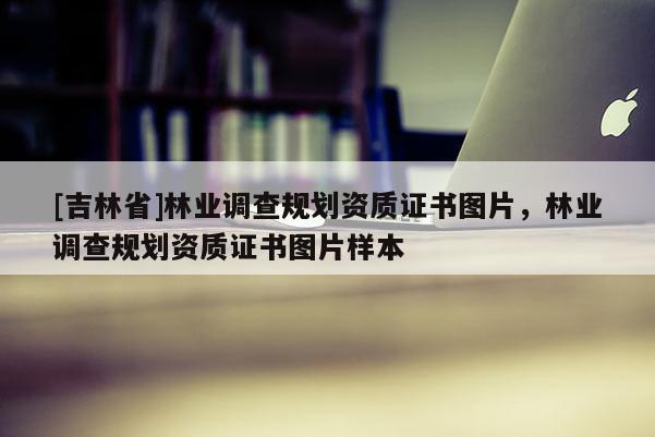 [吉林省]林業(yè)調(diào)查規(guī)劃資質(zhì)證書圖片，林業(yè)調(diào)查規(guī)劃資質(zhì)證書圖片樣本