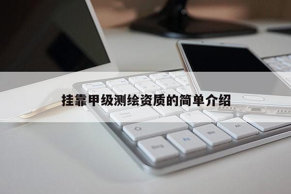 掛靠甲級測繪資質(zhì)的簡單介紹