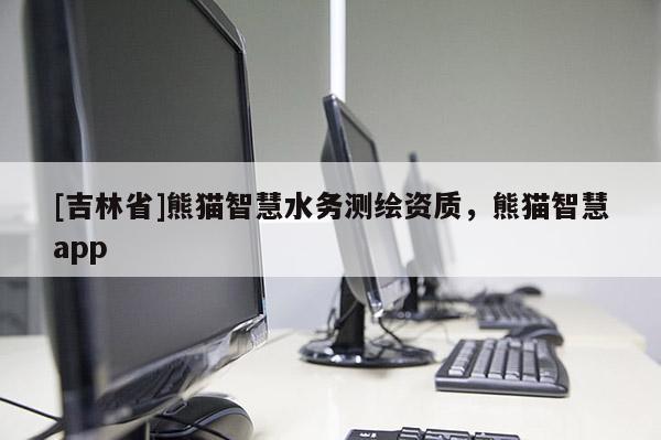 [吉林省]熊貓智慧水務(wù)測繪資質(zhì)，熊貓智慧app